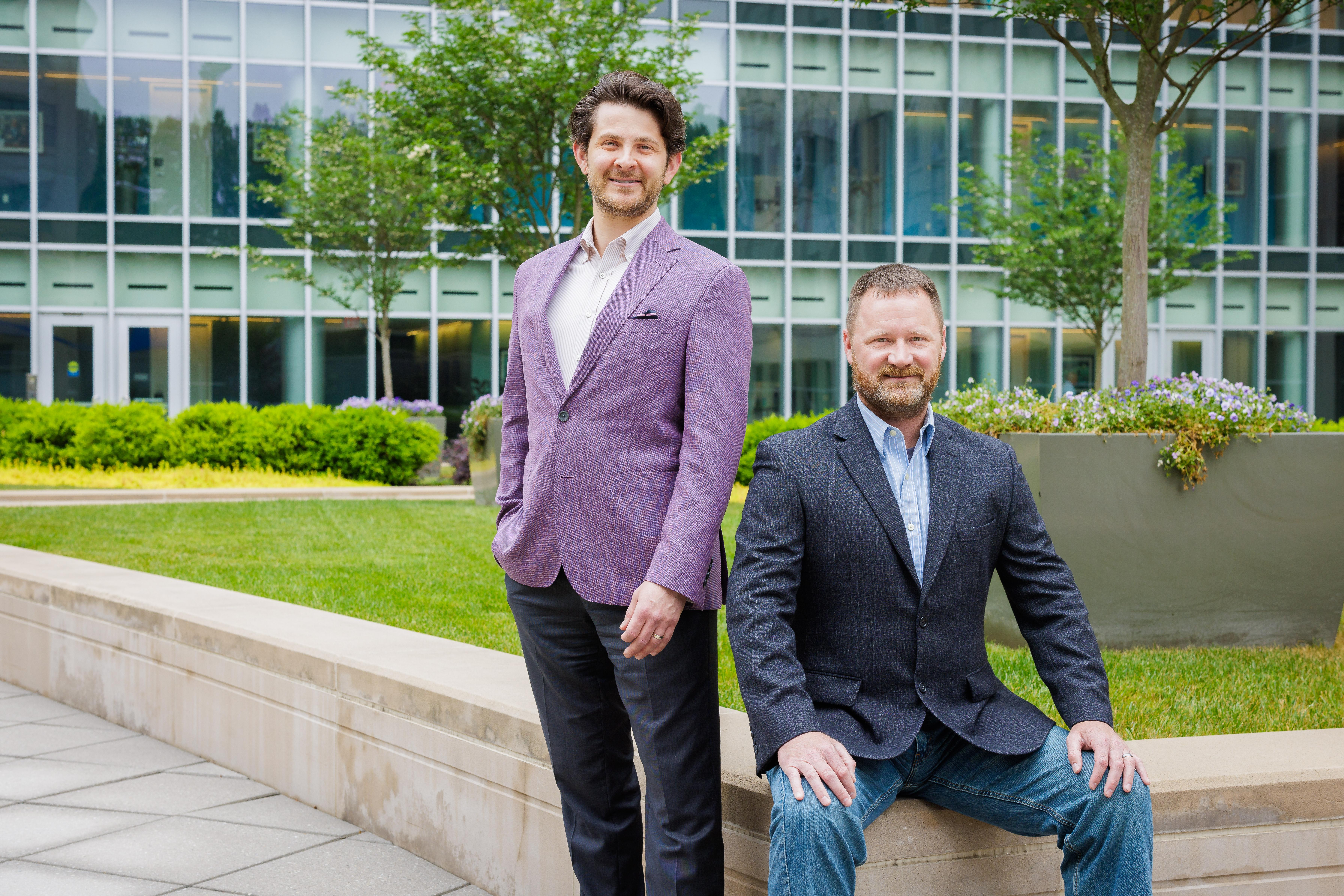 Stephan DiTullio, left, and Tony Buffington are former law enforcement officers in Washington D.C. who are now using their experience to help first responders around the nation as part of the Joint Counterterrorism Assessment Team (JCAT). (James Williams, ODNI Strategic Communications)